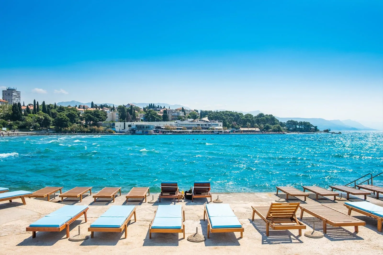 Kasjuni cove under Marjan Hill, late afternoon (Split, Croatia · 43.504, 16.408)